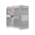 12 Propane Tanks (20 LB) - Outdoor - Vertical Storage - Laser Cut Aluminum - Gas Cylinder Cage