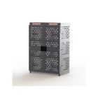 18 Propane Tanks (20 LB) - Outdoor - Vertical Storage - 2 Doors - Laser Cut Aluminum - Gas Cylinder Cage