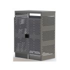 23 Cylinders - Large Tanks - Outdoor - Vertical Storage - 2 Doors - Laser Cut Aluminum - Gas Cylinder Cage