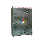 12 Propane Tanks (33 LB) - Outdoor - Horizontal Storage - Laser Cut Aluminum - Gas Cylinder Cage