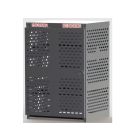 12 Propane Tanks (43 LB) - Outdoor - Horizontal Storage - Laser Cut Aluminum - Gas Cylinder Cage