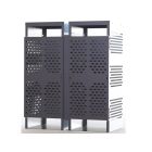 22 Cylinders - Large Tanks - Outdoor - Vertical Storage - Laser Cut Aluminum - Gas Cylinder Cage