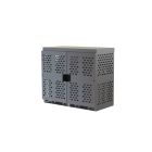 8 Propane Tanks (33-43 lb) - Outdoor - Vertical Storage - 2 Doors - Laser Cut Aluminum - Gas Cylinder Cage