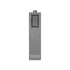 1 Cylinder - Exhaustible - Gray - Gas Cabinet