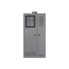 3 Cylinders - Exhaustible - Gray - Gas Cabinet