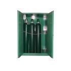 12 Cylinders - Large Oxygen & Medical Gases (H Tanks) - Fire Lined - Self-Closing Doors - Cylinder Storage Cabinet