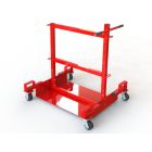 6 Propane (33-43lb) or 8 High Pressure Gas Tanks - Forkliftable - Low Profile Floor - Gas Cylinder Cart