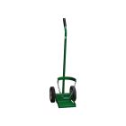 1 Cylinder - Oxygen & Medical Gases (D,E, M9, M60) - Green - Cylinder Cart