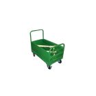 Vertical Bulk Delivery - Oxygen & Medical Gases - Green - Cylinder Cart
