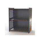 Open Front - 1 Shelf - Metal - Storage Cabinet