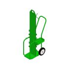 2 Cylinders - Firewall - Hoist Hook - Narrow - Green - Welding Cart
