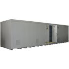 55-Gallon Drum x 64 - Hazmat/Chemical/Flammable Liquids - Non-Combustible - Outdoor Chemical Storage Locker