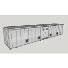 55-Gallon Drum x 80 - Hazmat/Chemical/Flammable Liquids - Explosion Relief Panels - Non-Combustible - Outdoor Chemical Storage Locker