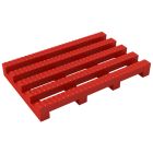 Open Grid - Red - 2' x 33' - No Slip/Anti-Fatigue/Drainage - Heavy Duty - PVC - Workplace Floor Mat
