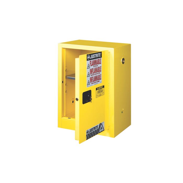 12 Gallon - Countertop - Manual Close - Flammable Storage Cabinet