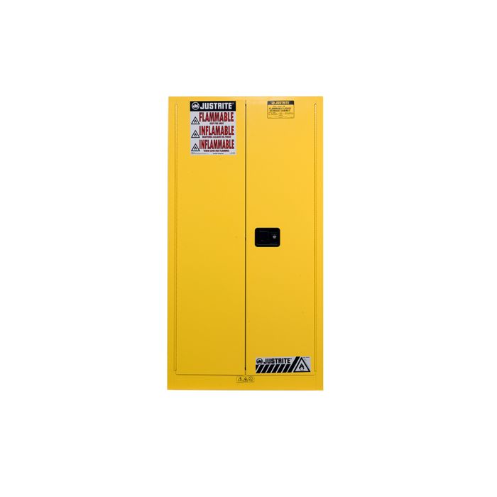 55-Gallon Drum x 1 - Vertical Storage - Self-Closing - Flammable Storage Cabinet
