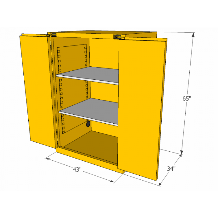 Flammable Storage Cabinet Self Closing