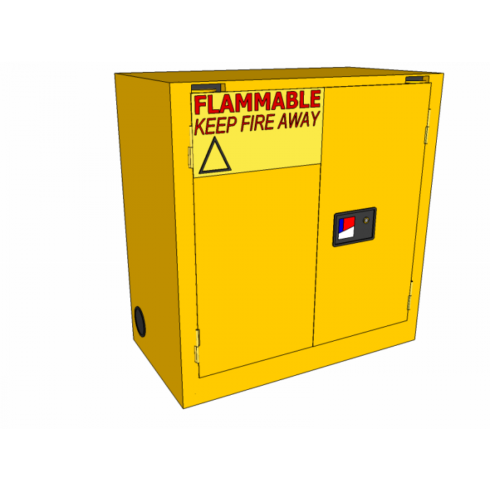 22 Gallons - Self-Closing Doors - Flammable Storage Cabinet