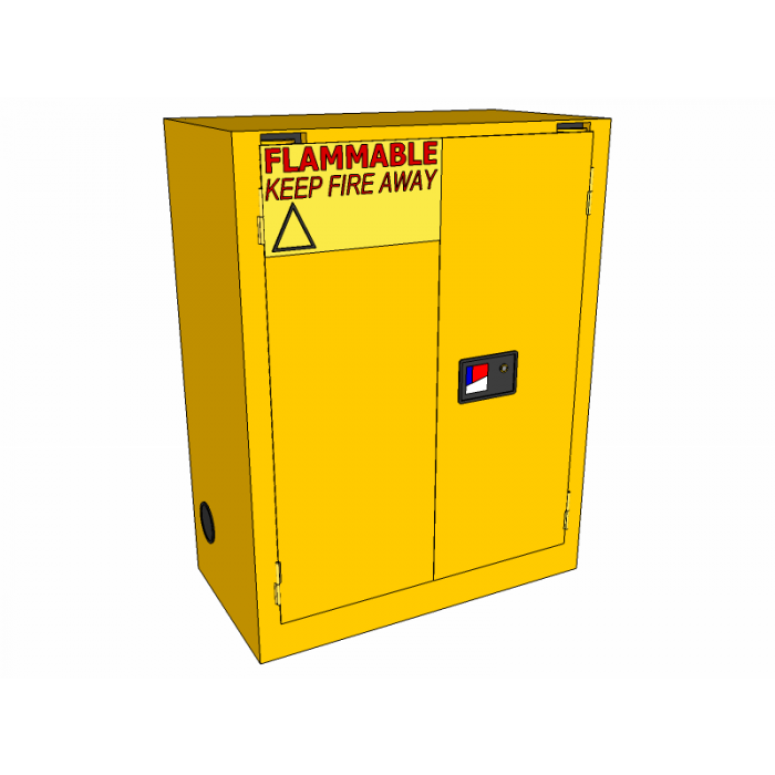 28 Gallons - Self-Closing Doors - Flammable Storage Cabinet