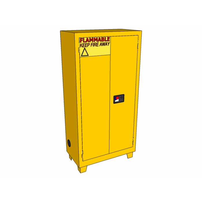 44 Gallons - Forklift - Manual Close - 3 Shelf - Flammable Storage Cabinet
