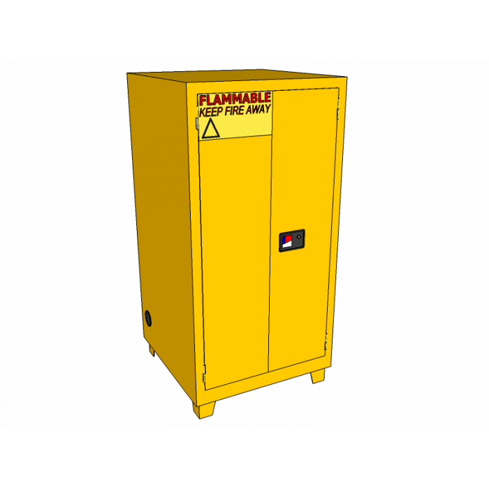 60 Gallons - Forklift - Manual Close - 2 Shelf - Flammable Storage Cabinet