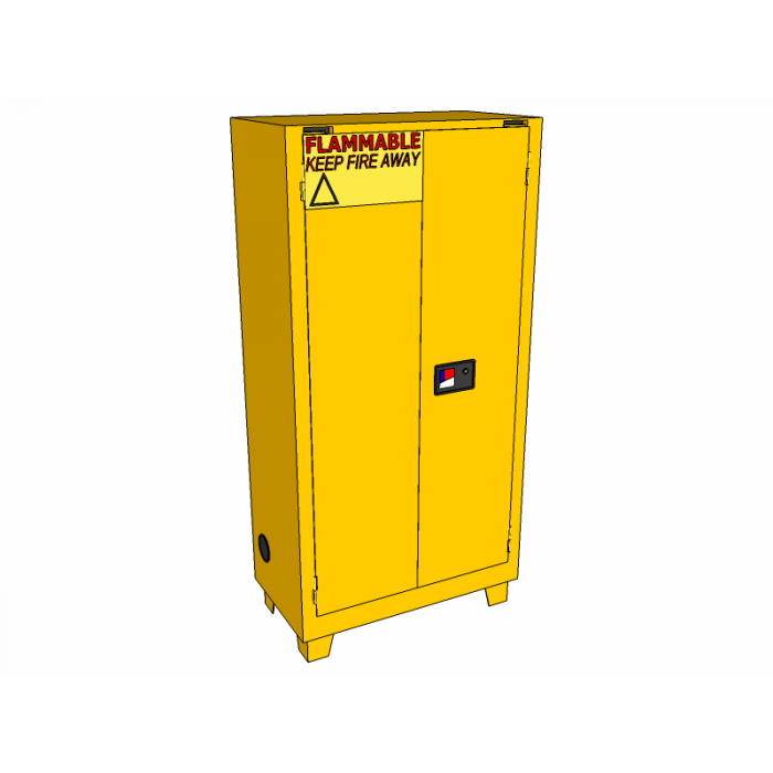 44 Gallons - Forklift - Self-Closing - 3 Shelf - Flammable Storage Cabinet