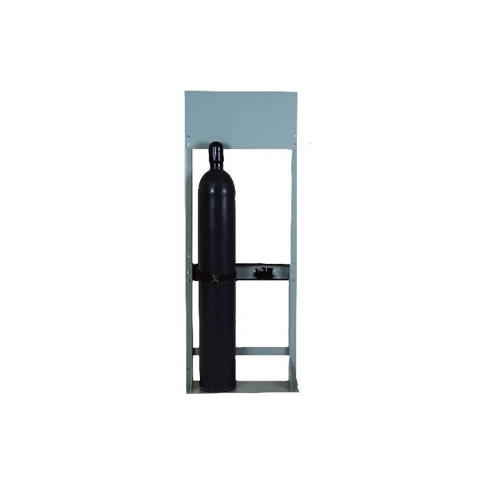 2 Cylinders - Process Station - Gas Cylinder Rack