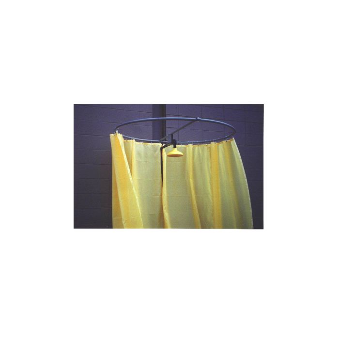 Pipe Mounted Modesty Curtain System - Safety Shower Attachment