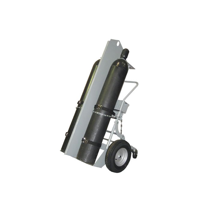 2 Cylinders - Firewall - Hoist Hook - Rear Casters - Heavy Duty - Welding Cart