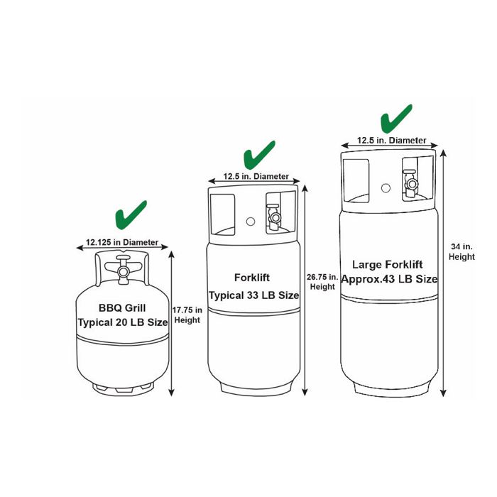 Propane Gas Tank Sizes For Grills Sellers Sale