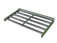 Drum roller for double 55 gallon vertical drum cabinets