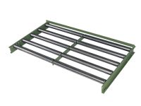 Drum roller for double 30 gallon vertical drum cabinets
