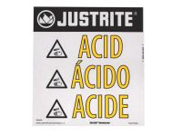 Haz-Alert Acid Label - Small