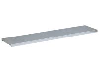 Steel Half-depth shelf for double 55 gallon vertical drum cabinets
