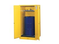 55-Gallon Drum x 1 - Vertical Storage With Rollers - Manual Close - Flammable Storage Cabinet