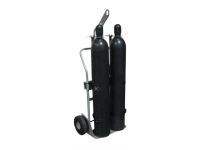 2 Cylinders - Hoist Hook - Gas Cylinder Hand Truck