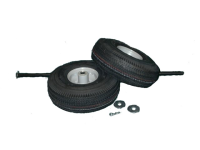 10.5 inch Pneumatic Wheels and axle set