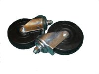 5 Inch Post Swivel Caster Set