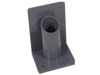 Wall or Benchtop Bottle Holder - Laboratory (LB) Size - PVC - 1 Bottle