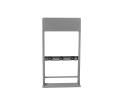 3 Cylinders - Process Station - Gas Cylinder Rack