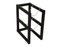2 Cylinders (1x2) - Barricade - Gas Cylinder Rack