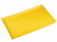 Polyethylene Tray - 22 Gallon Undercounter & 23 Gallon Under Fume Hood - Yellow