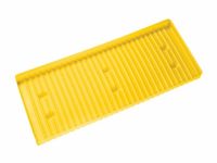 Shelf/Sump Polyethylene Tray - 54 gal Deep Slimline - Yellow
