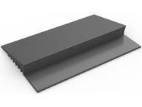 2-1/2" Wide - Grey - Flexible PVC Edging for Workplace Floor Mats