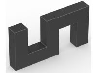 Side-to-End Connector Clips for Open Grid Workplace Floor Mat