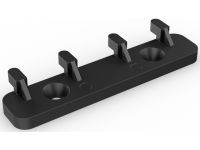 Large Floor Hooks With Screws and Plugs for Open Grid Workplace Floor Mat
