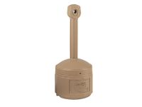 4 Gallon - Beige - Cigarette Disposal Receptacle - Outdoor Ashtray