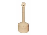 1 Gallon - Personal Use - Beige - Cigarette Disposal Receptacle - Outdoor Ashtray