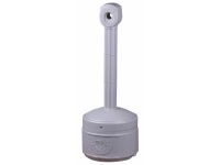 1 Gallon - Personal Use - Gray - Cigarette Disposal Receptacle - Outdoor Ashtray