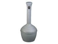 4 Gallon - Upscale Design - Gray - Cigarette Disposal Receptacle - Outdoor Ashtray